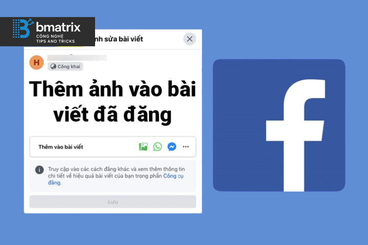 Cách thêm vị trí vào bài viết và ảnh